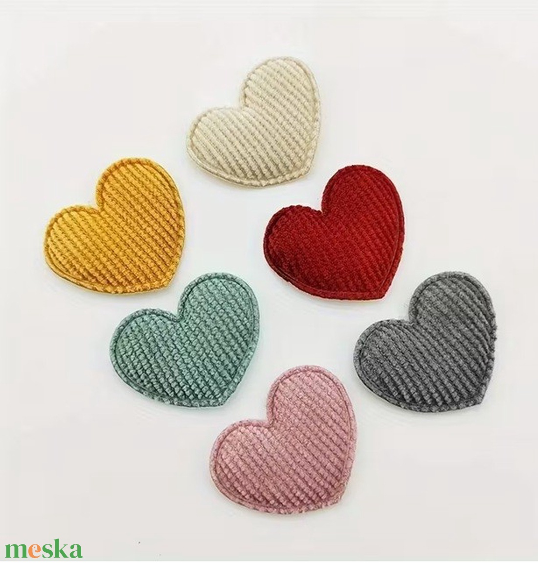 6 db kord szív hűtőmágnes - otthon & életmód - konyhafelszerelés, tálalás - konyhai dekoráció - hűtőmágnes - Meska.hu