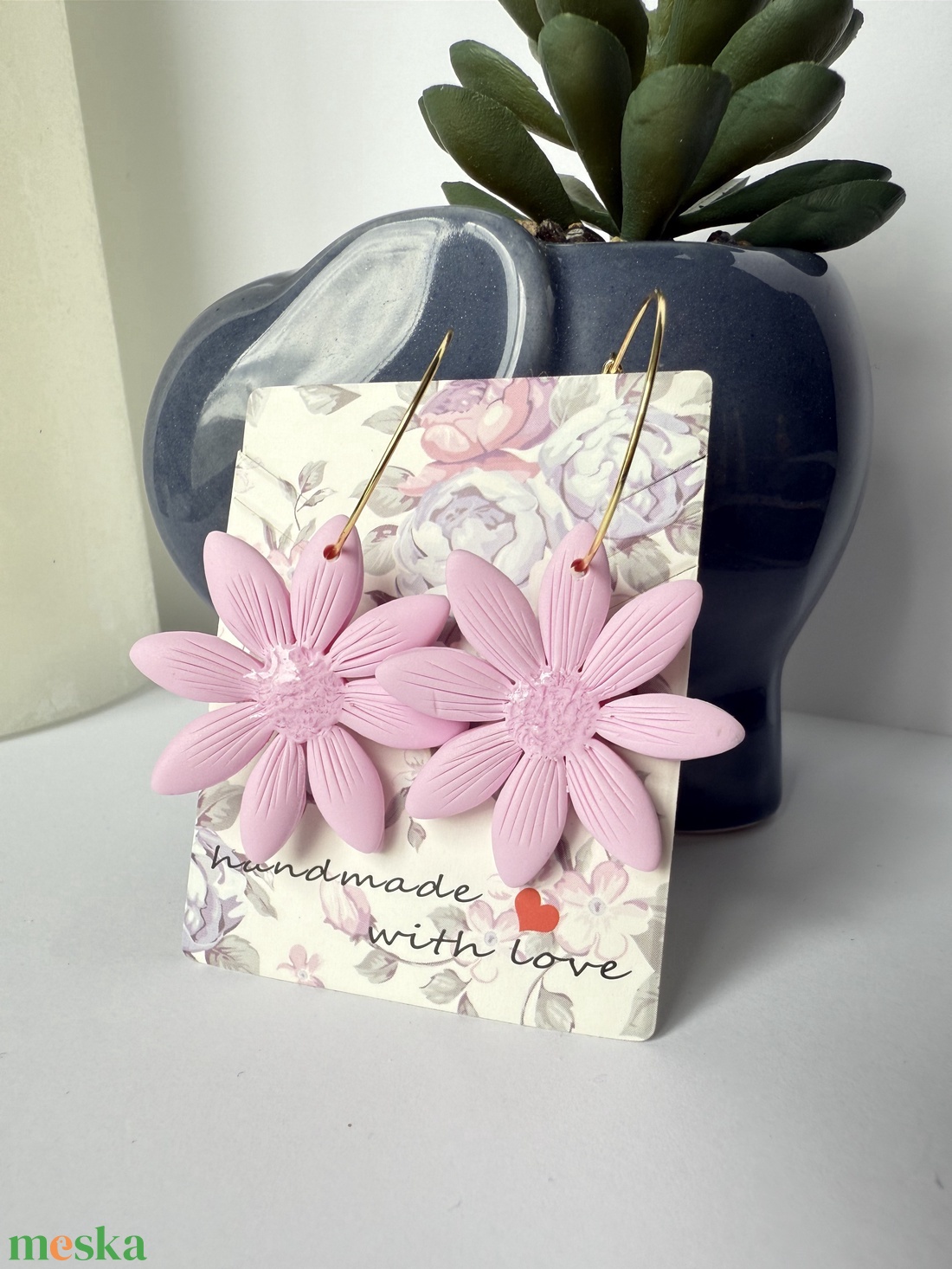 Virágok - ékszer - fülbevaló - lógó fülbevaló - Meska.hu