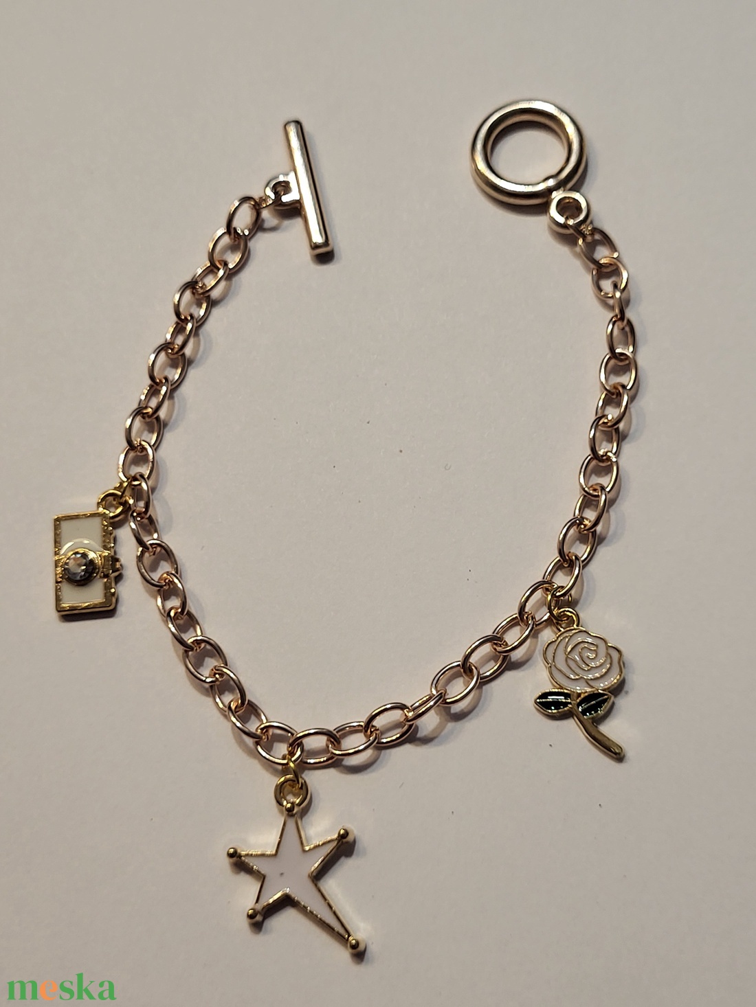 Charm karkötő (91.) - ékszer - karkötő - charm karkötő - Meska.hu