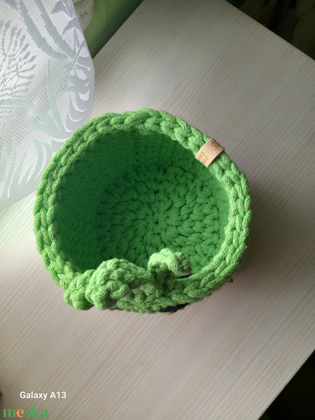 Horgolt grincs tároló  -  - Meska.hu