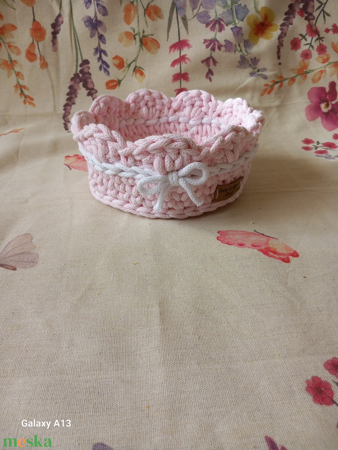 Horgolt húsvéti kosarak  - otthon & életmód - dekoráció - húsvéti asztaldíszek - Meska.hu