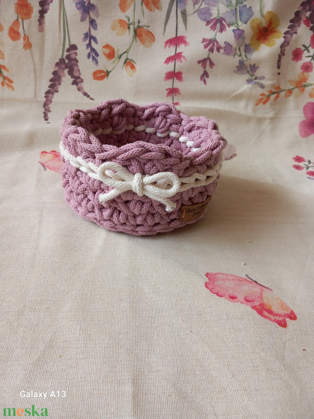 Horgolt húsvéti kosarak  - otthon & életmód - dekoráció - húsvéti asztaldíszek - Meska.hu