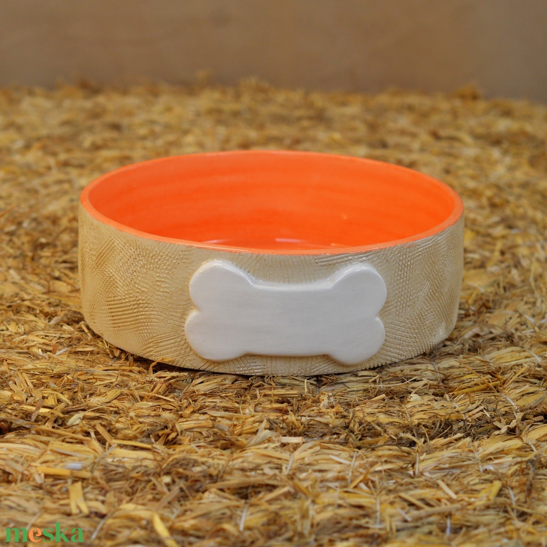 Közepes kutyatál - otthon & életmód - kisállatoknak - kutyáknak - kutya etetés - Meska.hu