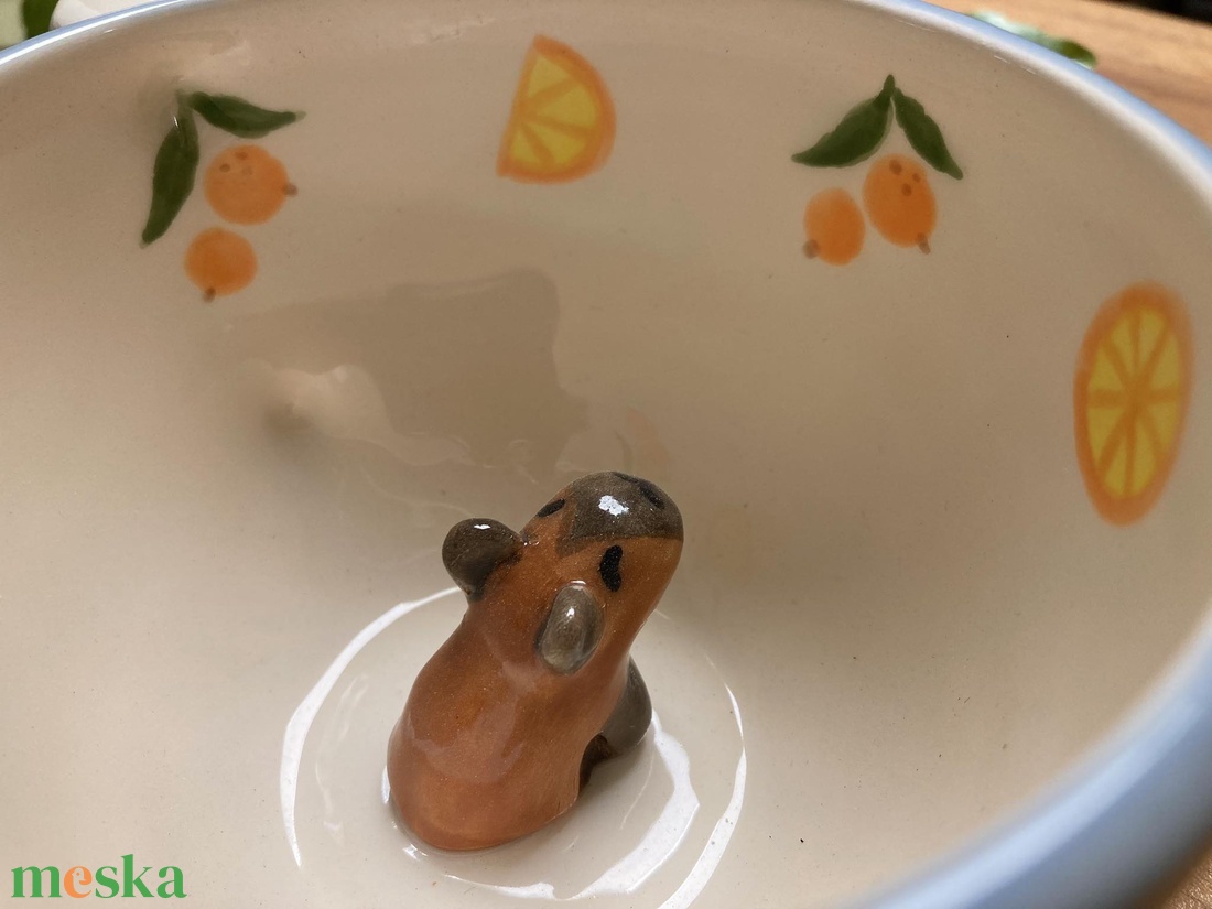 KAPIBARA  - kukucskáló bögre  - otthon & életmód - konyhafelszerelés, tálalás - tálalás - bögre & csésze - Meska.hu