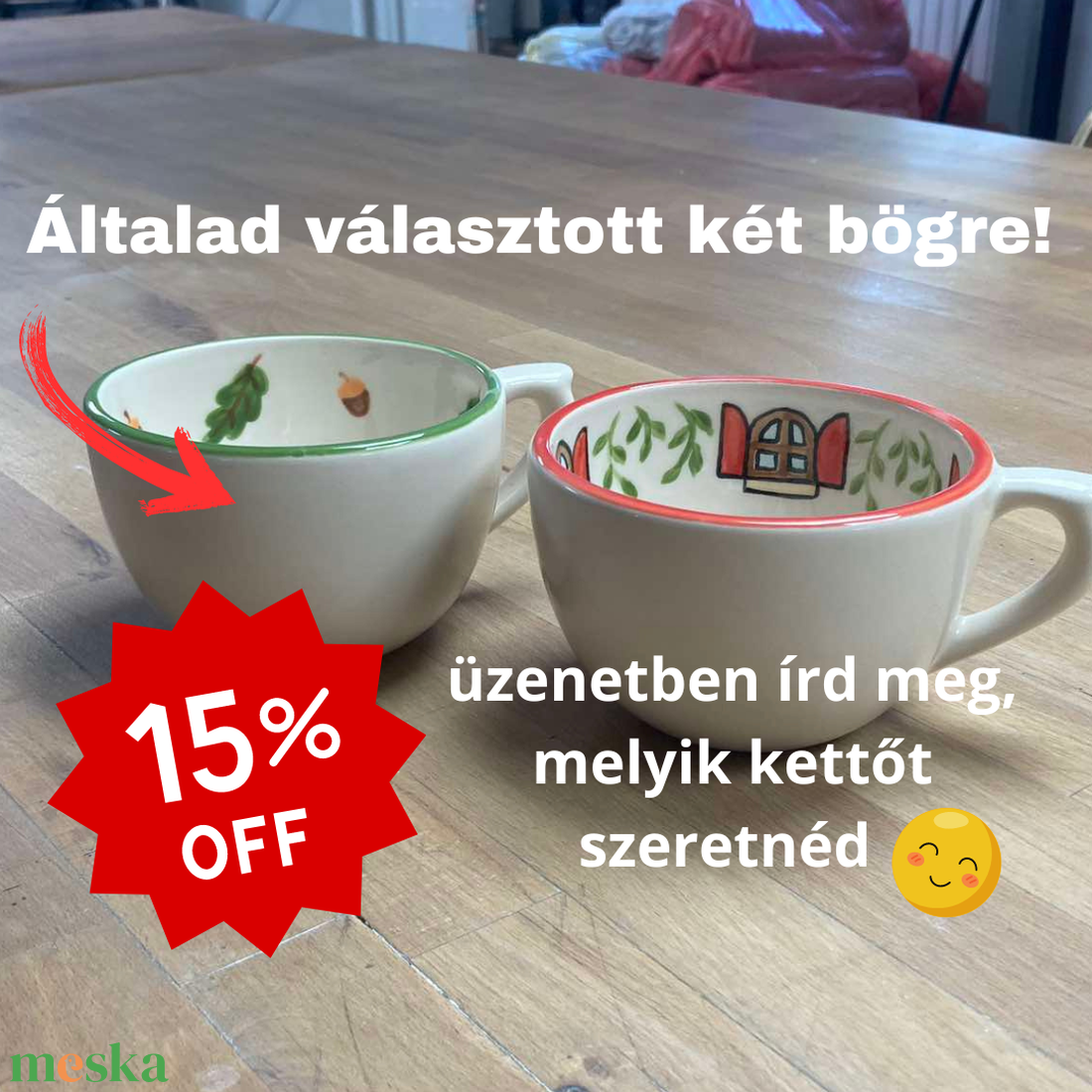 2 bögre akció - otthon & életmód - konyhafelszerelés, tálalás - tálalás - bögre & csésze - Meska.hu