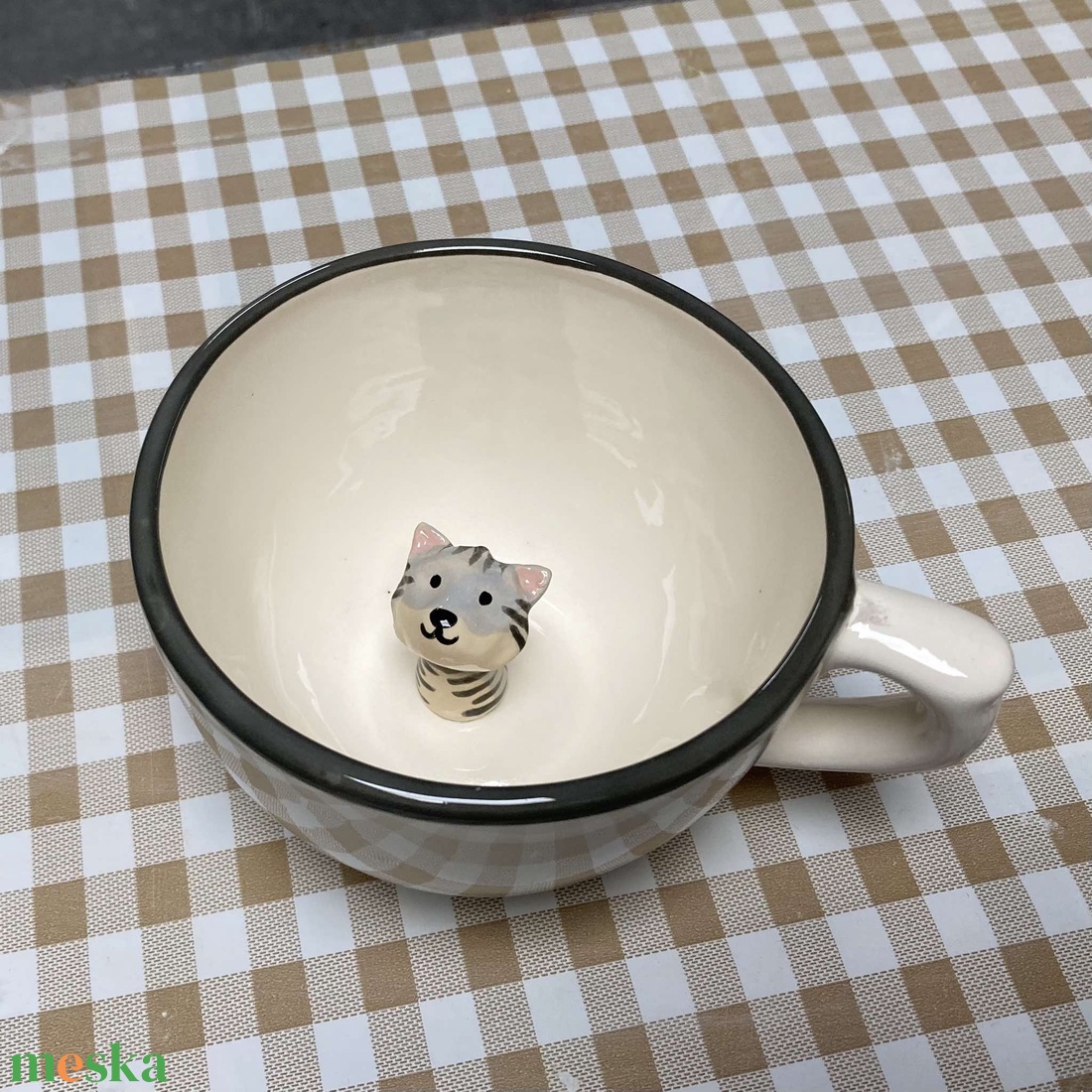 CICA - kukucskáló bögre  - otthon & életmód - konyhafelszerelés, tálalás - tálalás - bögre & csésze - Meska.hu