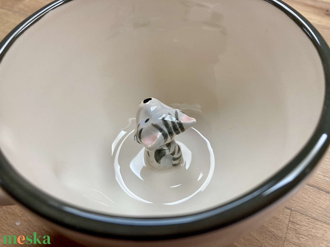 CICA - kukucskáló bögre - otthon & életmód - konyhafelszerelés, tálalás - tálalás - bögre & csésze - Meska.hu