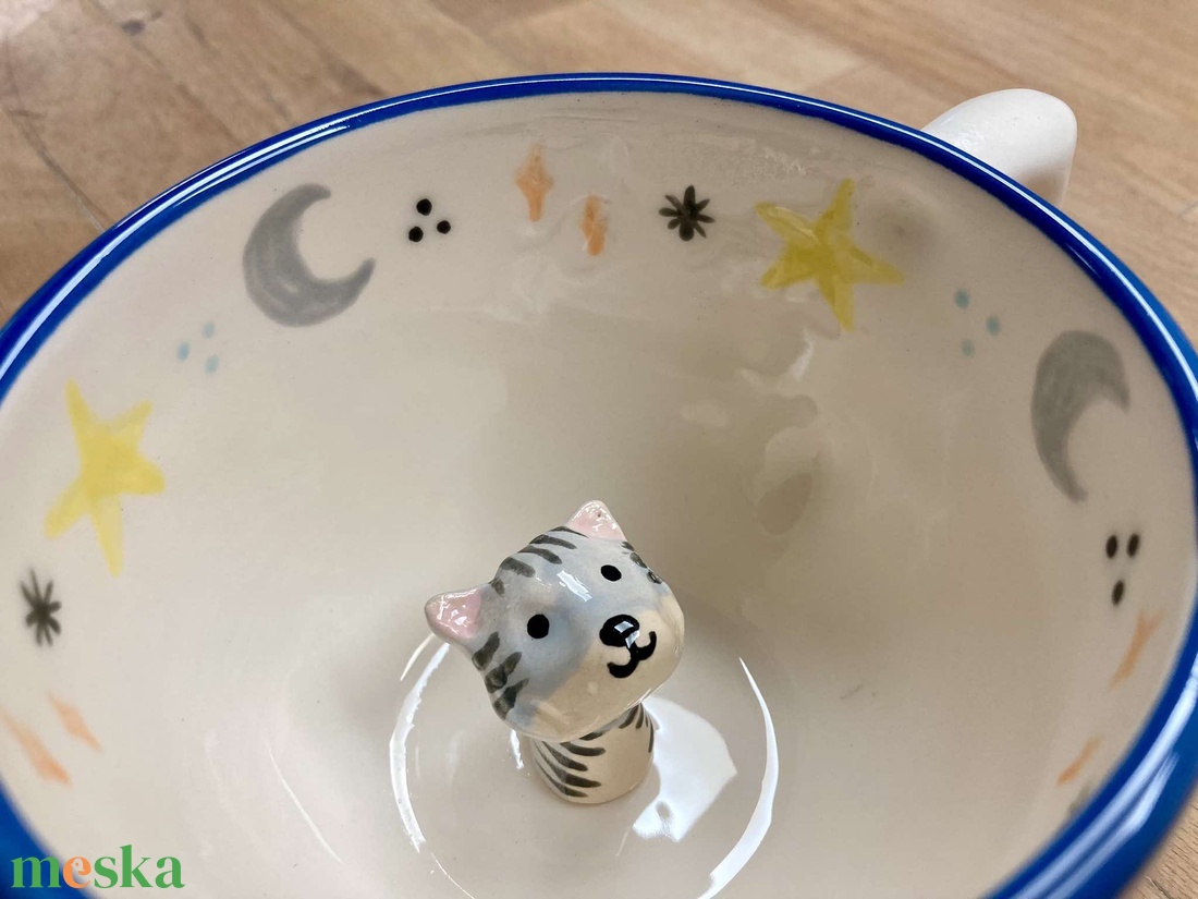 CICA 2.0 - kukucskáló bögre - otthon & életmód - konyhafelszerelés, tálalás - tálalás - bögre & csésze - Meska.hu