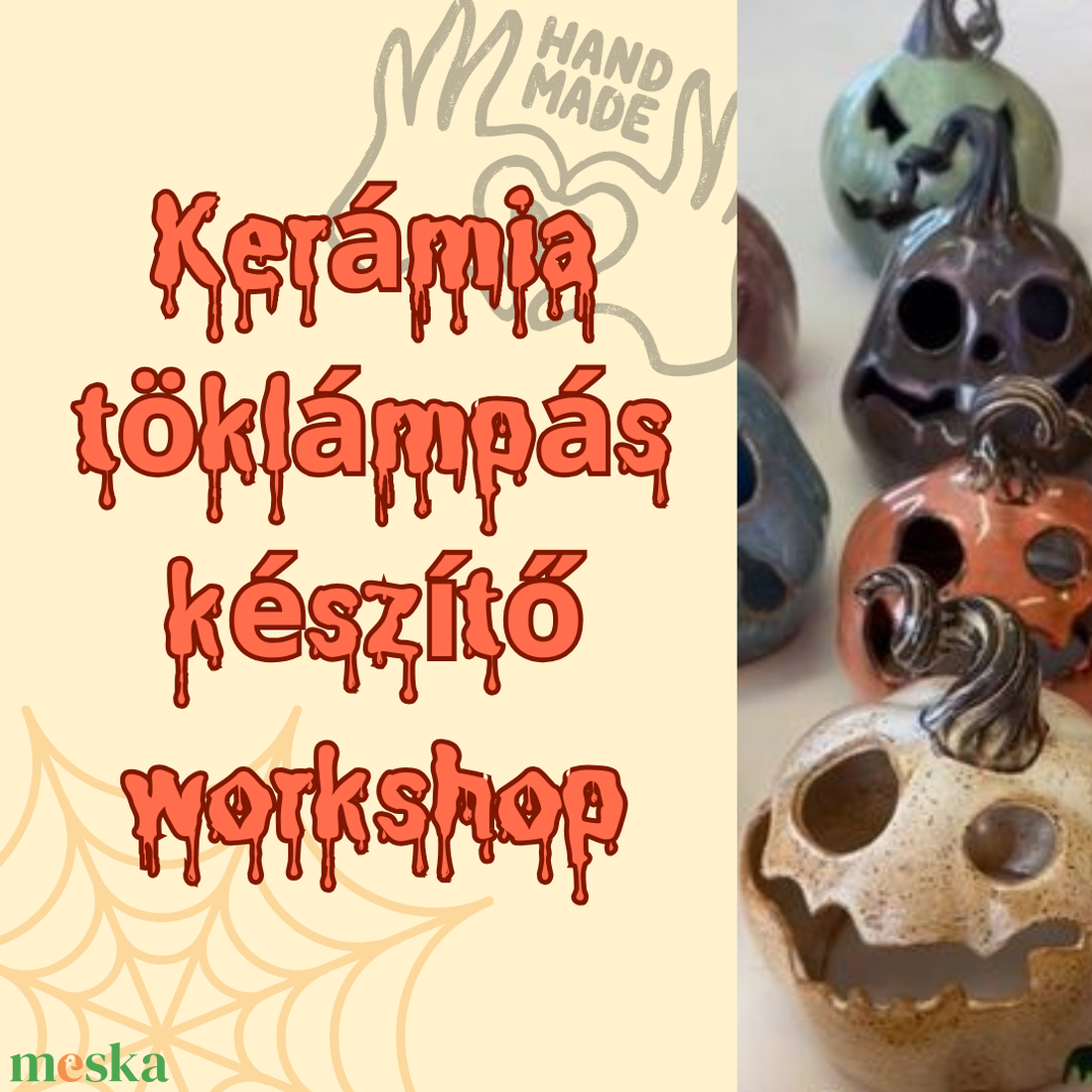 Kerámia töklámpás készítő workshop - diy (csináld magad) - workshop & tanfolyam - Meska.hu