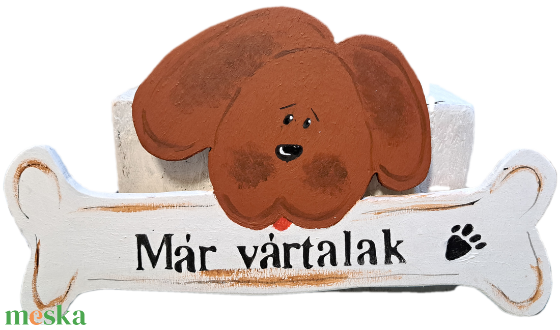 Kutyás ajtódísz - otthon & életmód - dekoráció - ajtó- és ablak dekoráció - ajtódísz & kopogtató - Meska.hu