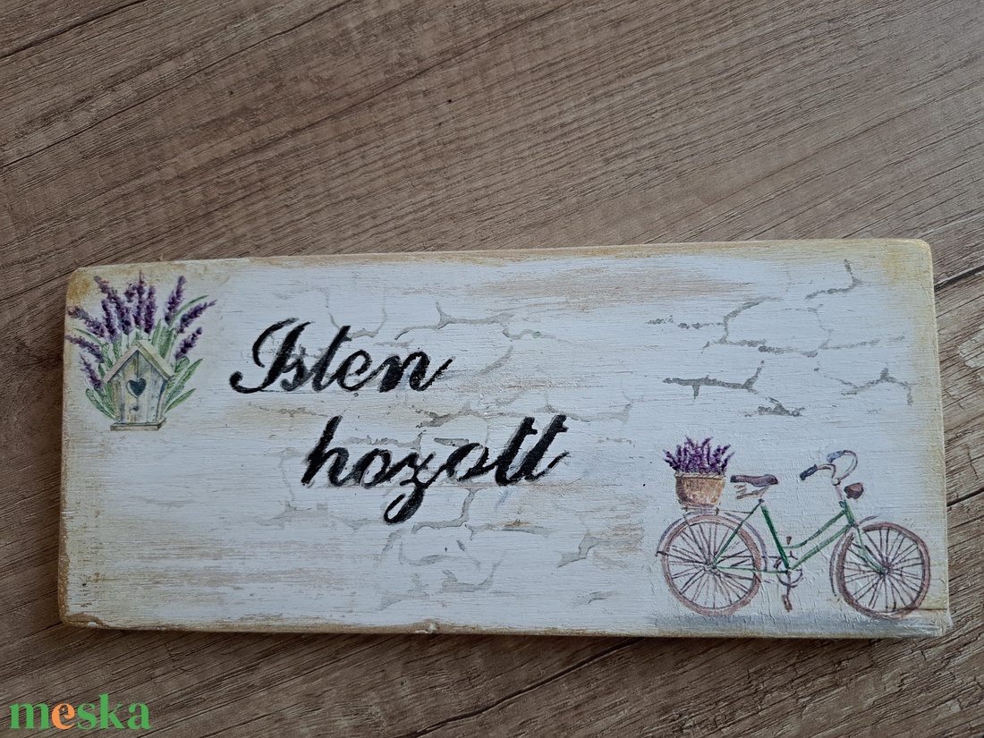 Isten hozott tábla - otthon & életmód - dekoráció - ajtó- és ablak dekoráció - ablakdísz - Meska.hu