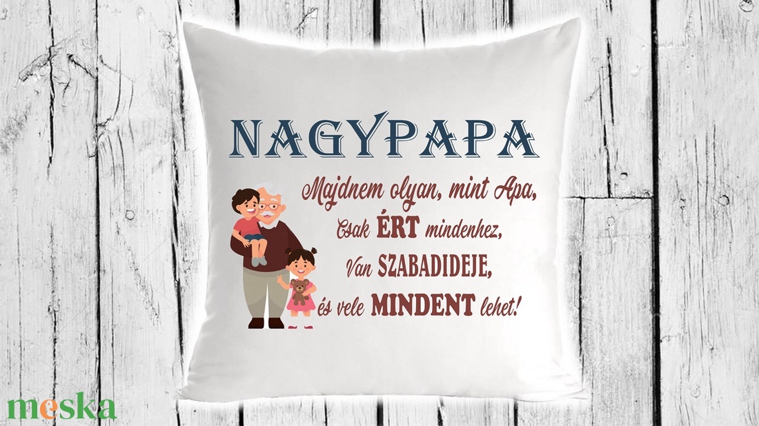 Díszpárna -Nagypapa - otthon & életmód - lakástextil - párna & párnahuzat - Meska.hu Díszpárna -Nagypapa - otthon & életmód - lakástextil - párna & párnahuzat - Meska.hu
