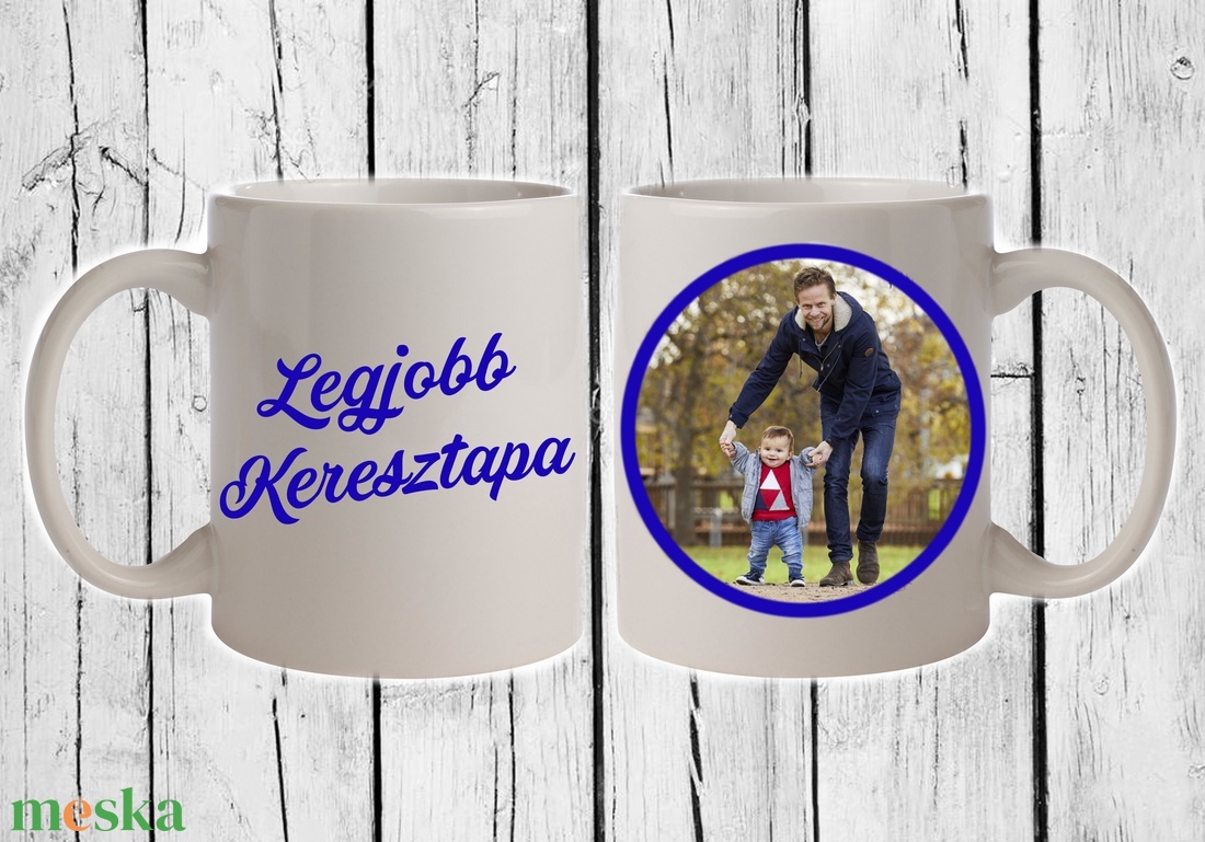 Egyedi  Bögre- Legjobb Keresztapa - otthon & életmód - konyhafelszerelés, tálalás - tálalás - bögre & csésze - Meska.hu