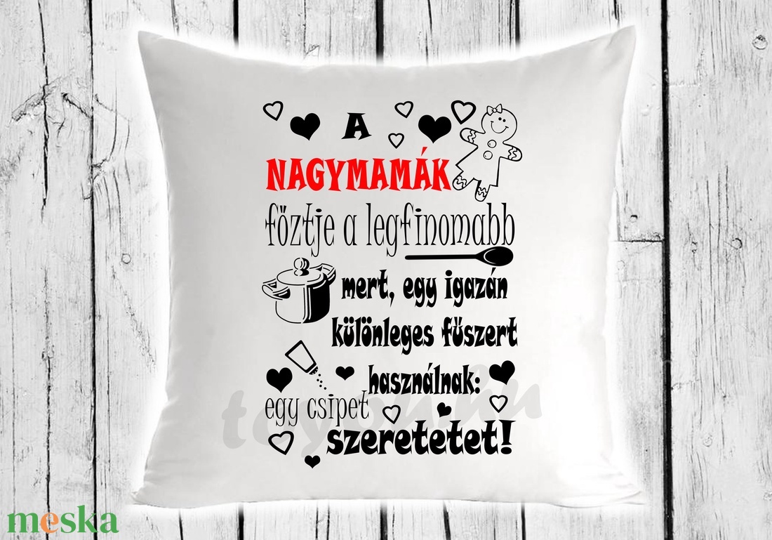 Díszpárna - Nagymama - otthon & életmód - lakástextil - párna & párnahuzat - Meska.hu Díszpárna - Nagymama - otthon & életmód - lakástextil - párna & párnahuzat - Meska.hu