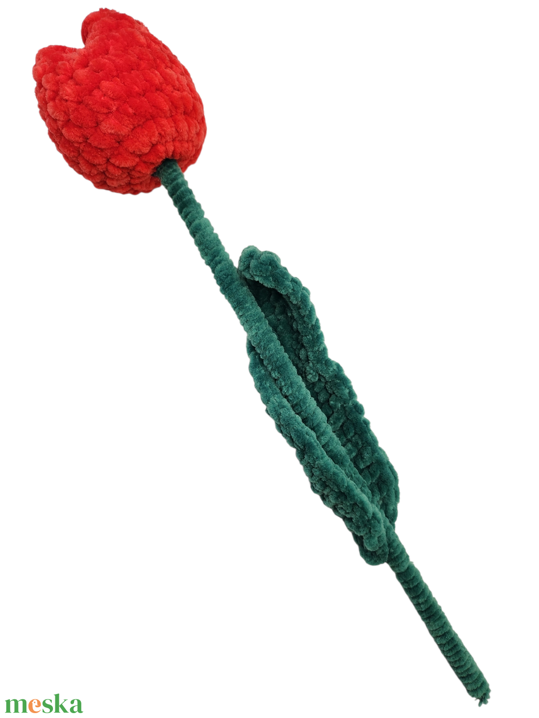 Horgolt plüss tulipán - otthon & életmód - dekoráció - dísztárgy - Meska.hu