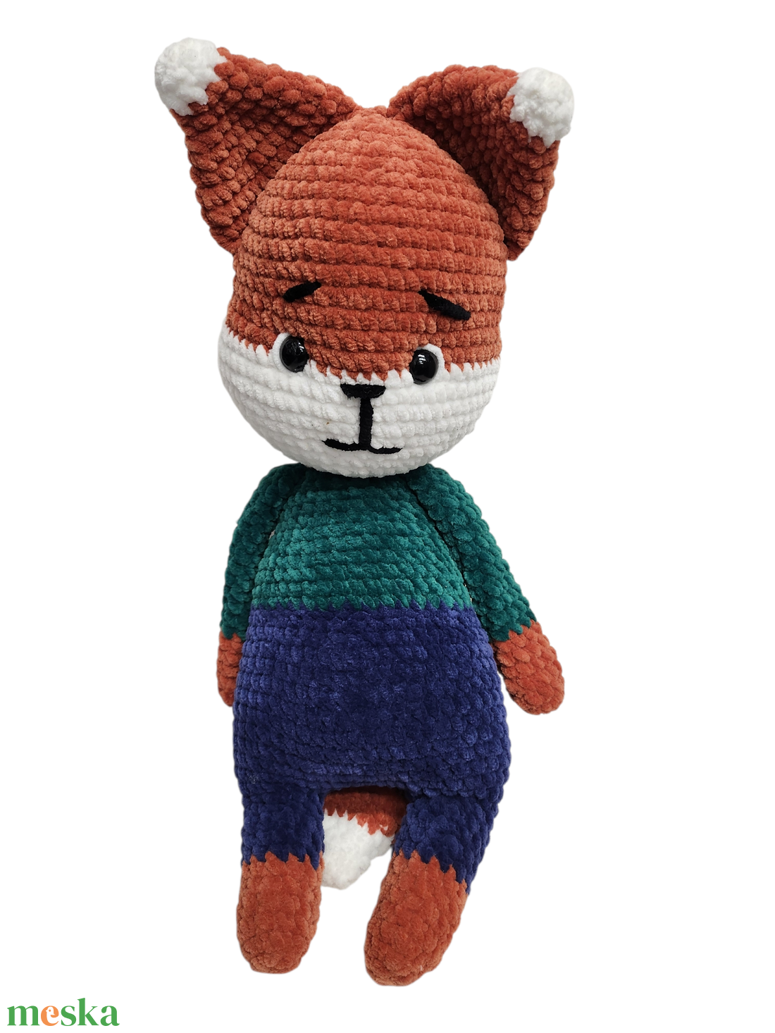 Horgolt plüss Róka - játék & sport - plüssállat & játékfigura - róka - Meska.hu