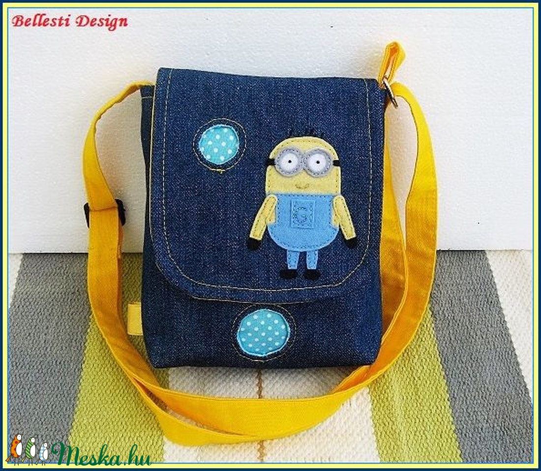 Gyerek, applikált farmer oldaltáska - minion-os - - Meska.hu Gyerek, applikált farmer oldaltáska - minion-os - - Meska.hu
