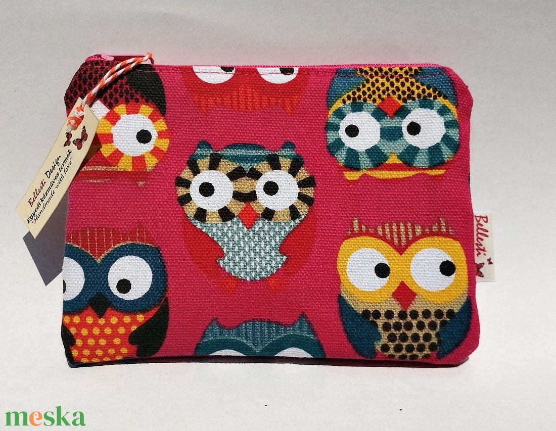 Bagoly mintás textil pénztárca gyerekeknek - pink - táska & tok - pénztárca & más tok - pénztárca - gyerek pénztárca - Meska.hu Bagoly mintás textil pénztárca gyerekeknek - pink - táska & tok - pénztárca & más tok - pénztárca - gyerek pénztárca - Meska.hu