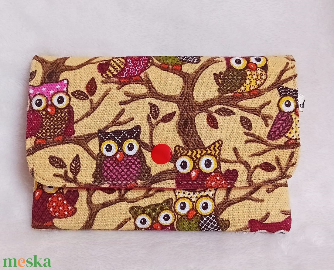 Bagoly mintás textil pénztárca - táska & tok - pénztárca & más tok - pénztárca - női pénztárca - Meska.hu Bagoly mintás textil pénztárca - táska & tok - pénztárca & más tok - pénztárca - női pénztárca - Meska.hu
