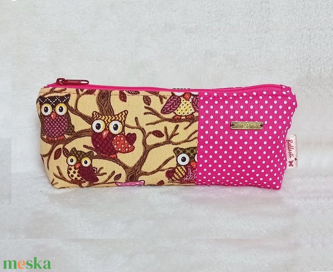 Bagoly mintás tolltartó, tok, tartó - pink pöttyös - táska & tok - neszesszer - Meska.hu Bagoly mintás tolltartó, tok, tartó - pink pöttyös - táska & tok - neszesszer - Meska.hu