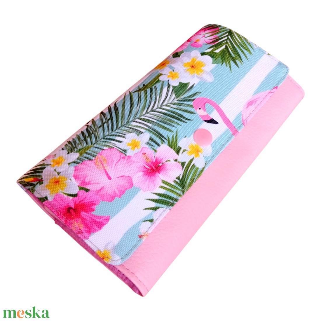 Flamingó mintás textilbőr pénztárca- rózsaszín - táska & tok - pénztárca & más tok - pénztárca - női pénztárca - Meska.hu Flamingó mintás textilbőr pénztárca- rózsaszín - táska & tok - pénztárca & más tok - pénztárca - női pénztárca - Meska.hu