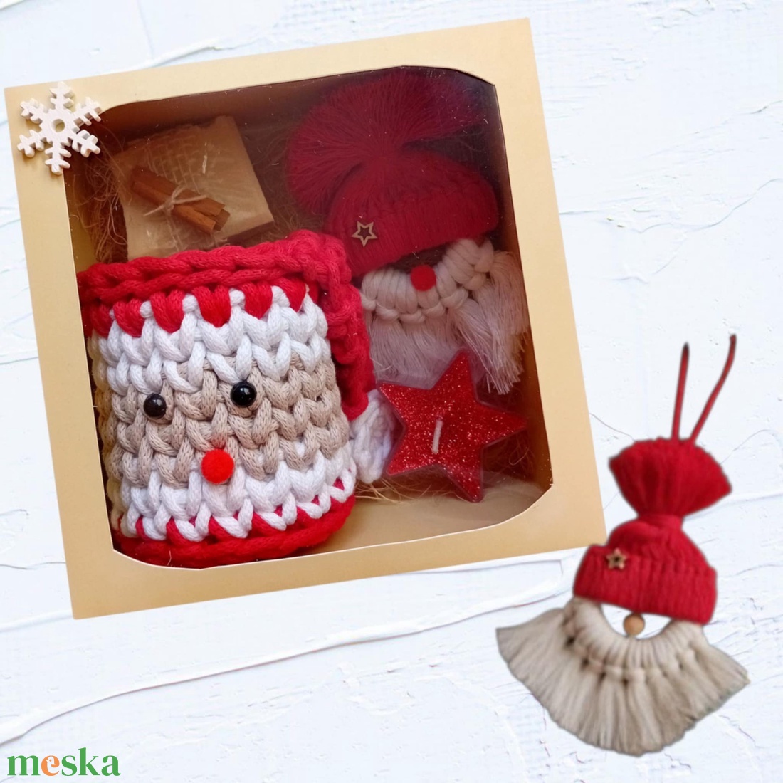 Télapó karácsonyi ajándékszett - otthon & életmód - tárolás & rendszerezés - tárolókosár - Meska.hu