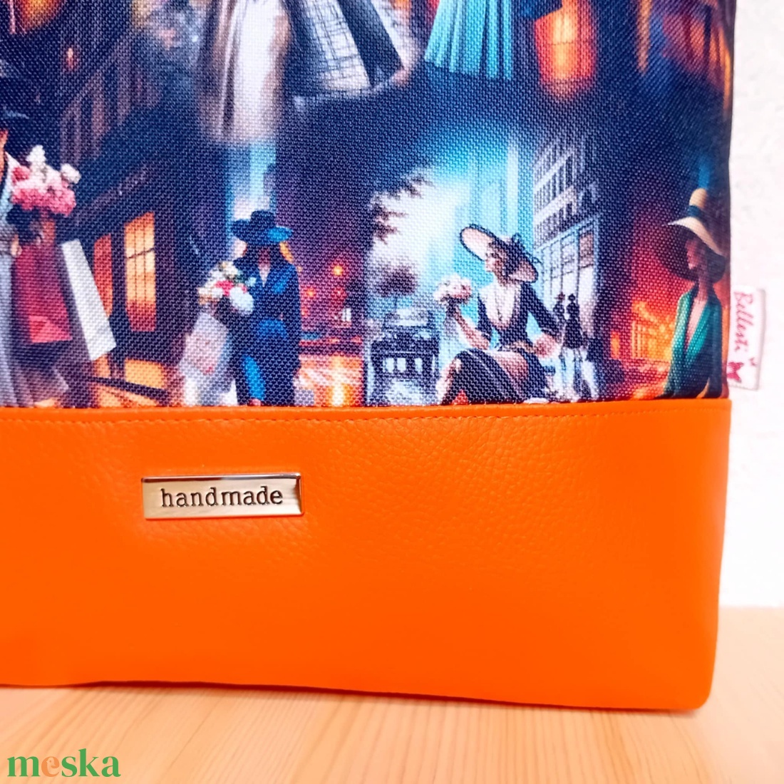 MAXI válltáska nagy pakolós női táska elegáns mintával 32x35 cm - táska & tok - kézitáska & válltáska - nagy pakolós táska - Meska.hu