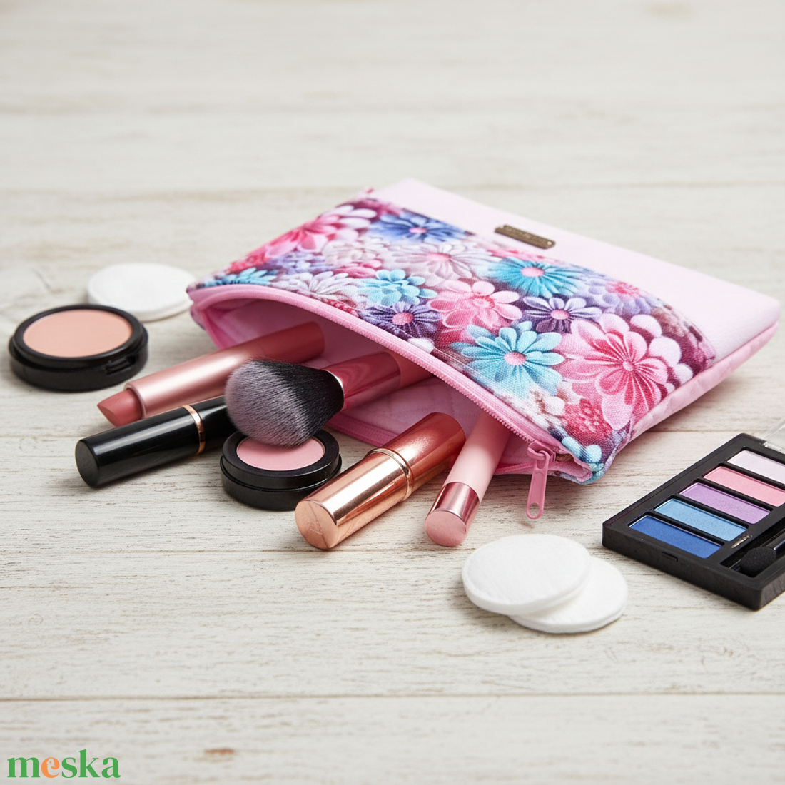 MAXI válltáska nagy pakolós táska neszesszer szett - rózsaszín - táska & tok - táska szett - Meska.hu