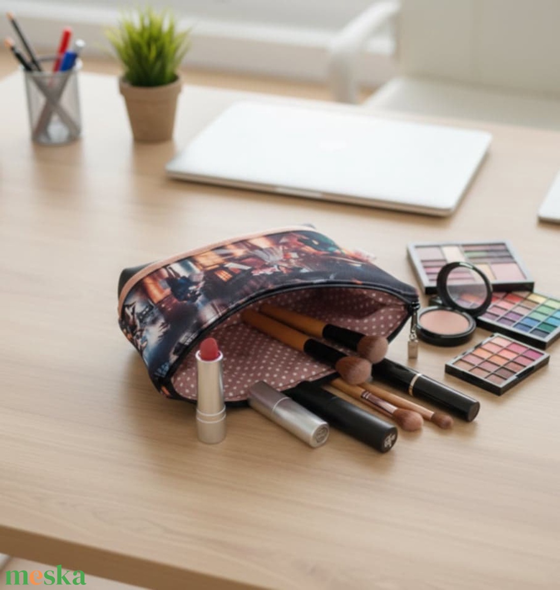  Neszesszer univerzális bármitartó elegáns mintával 20x14 cm - táska & tok - neszesszer - Meska.hu