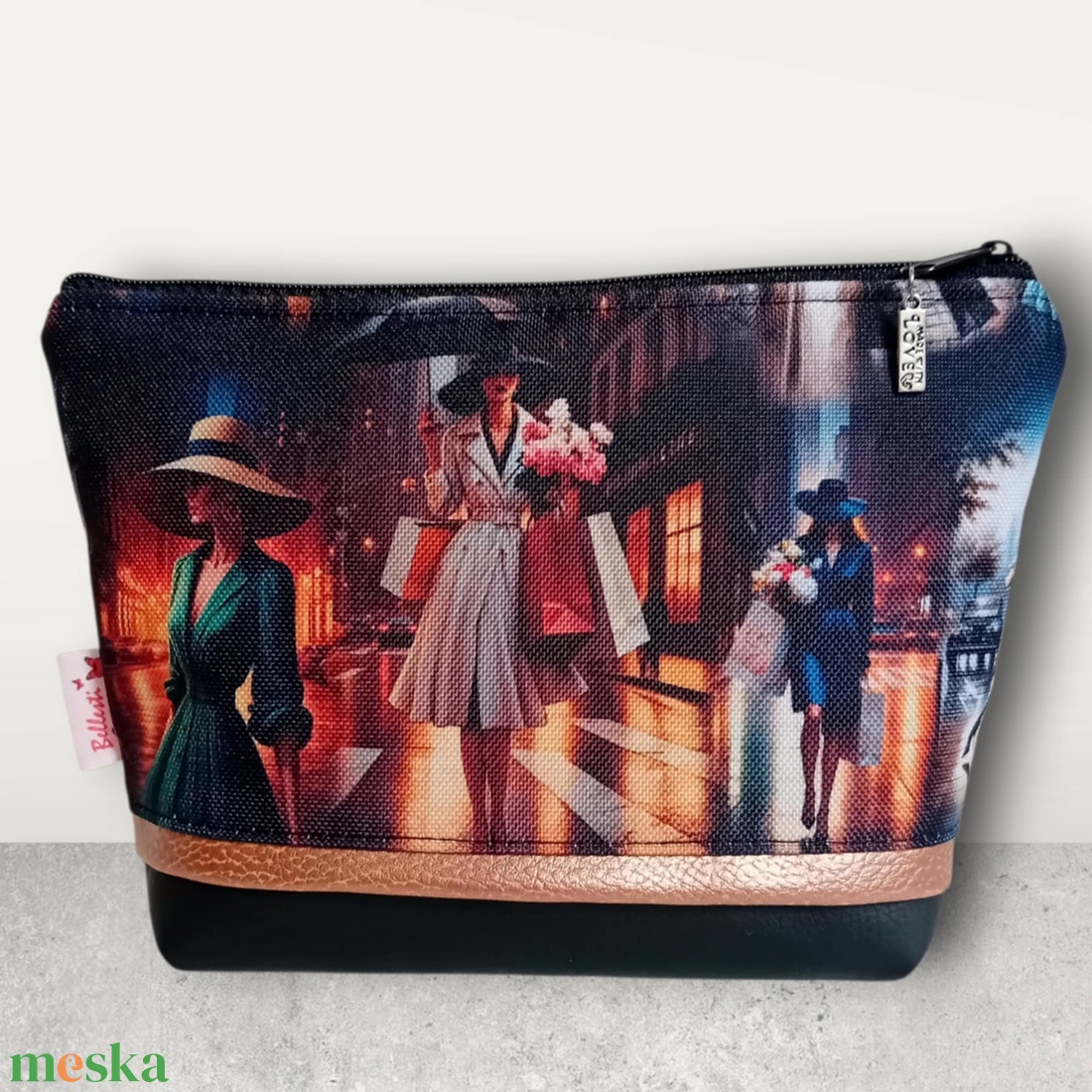  Neszesszer univerzális bármitartó elegáns mintával 20x14 cm - táska & tok - neszesszer - Meska.hu