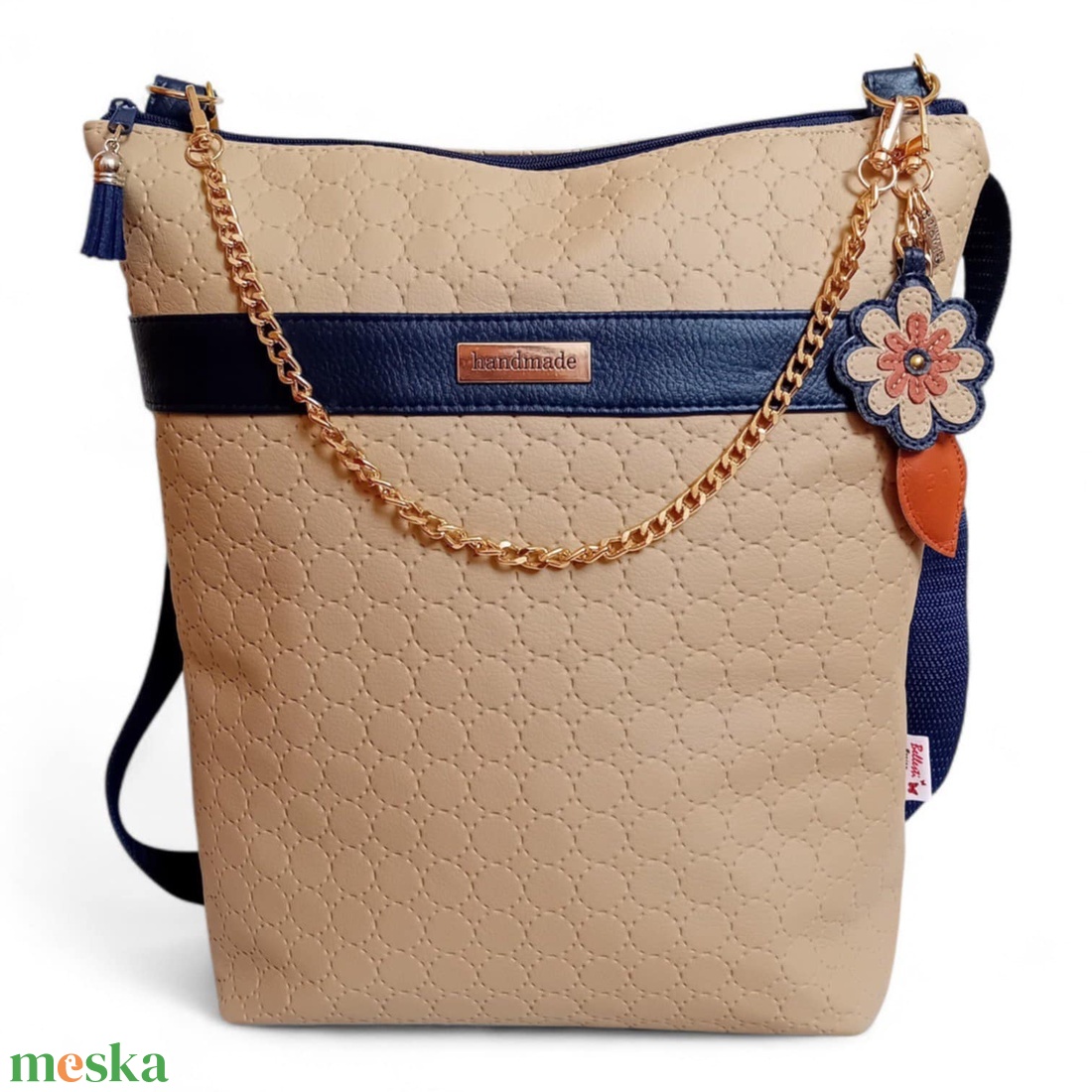 3in1 univerzális kézi- és válltáska neszesszer táskadísz/kulcstartó szett 30x31 cm - táska & tok - variálható táska - Meska.hu
