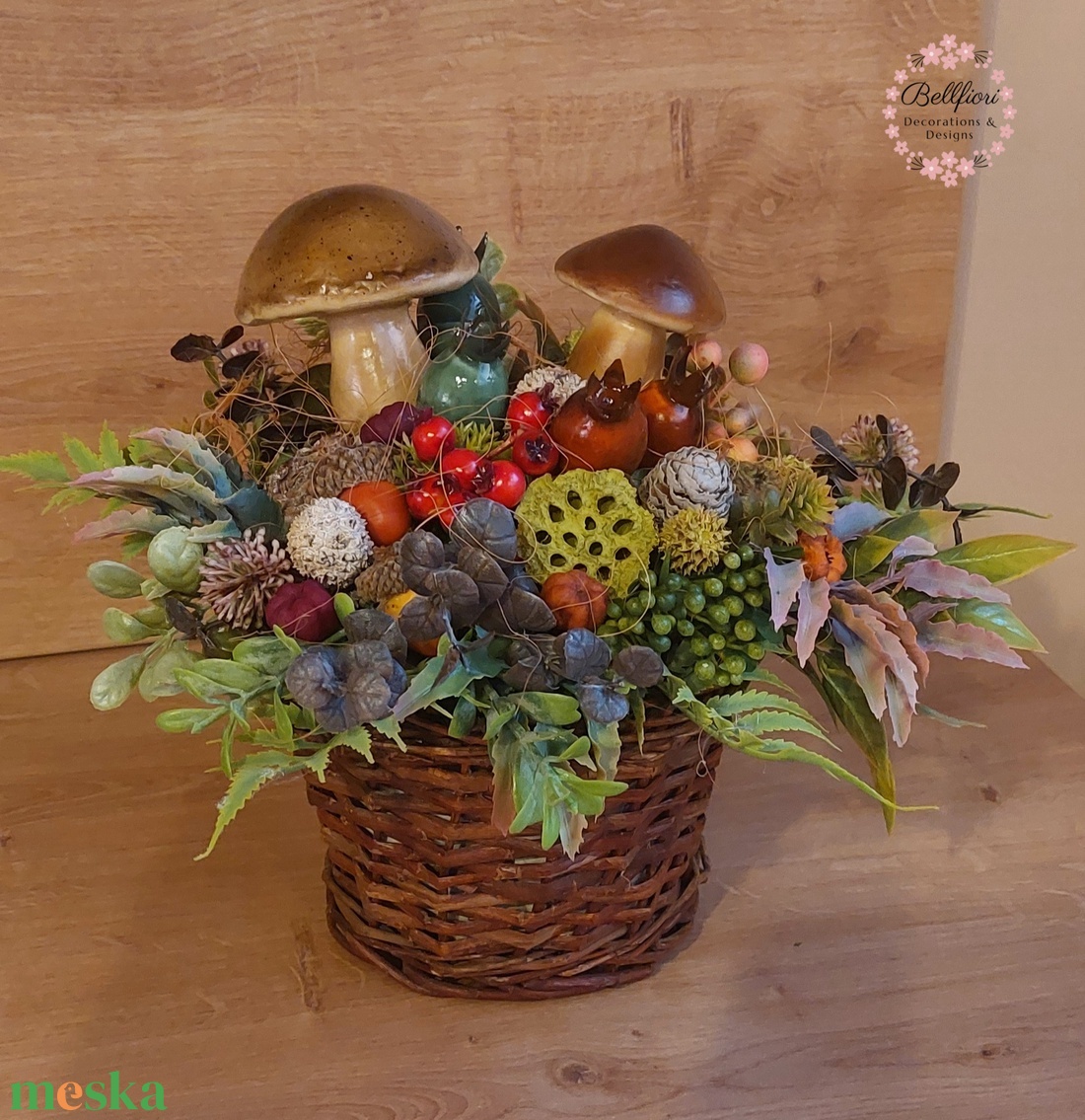 Erdei ,természetes hatású asztali dekoráció. - otthon & életmód - dekoráció - asztal és polc dekoráció - bonsai - Meska.hu