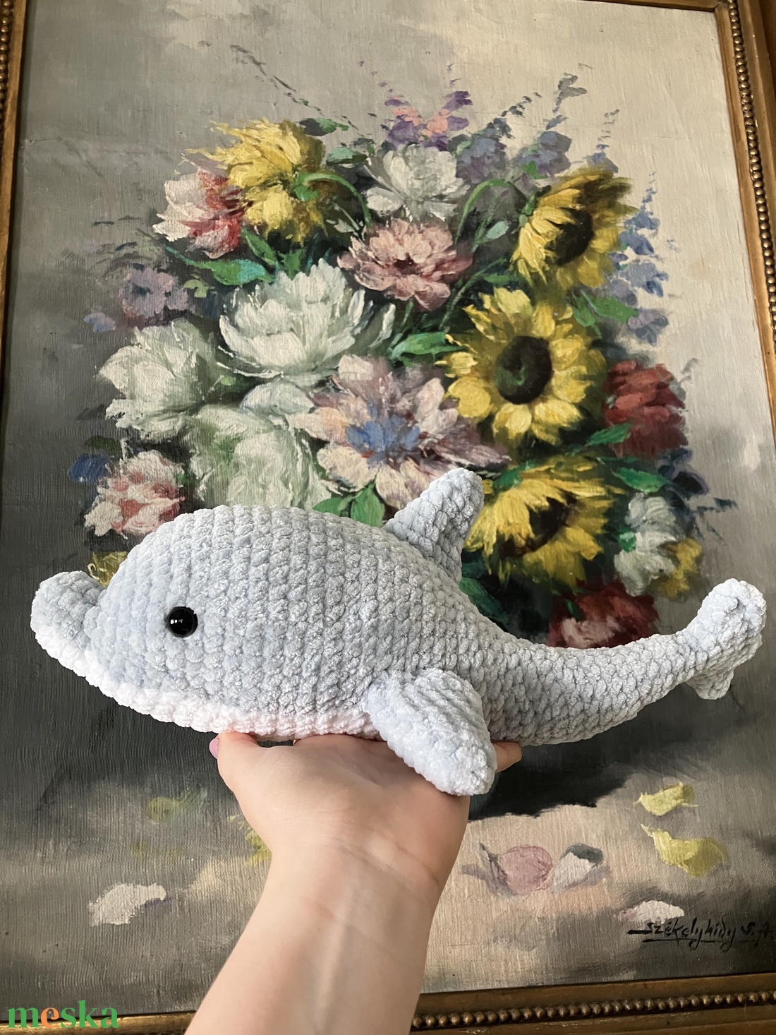 Zsenília amigurumi delfin - játék & sport - plüssállat & játékfigura - más figura - Meska.hu Zsenília amigurumi delfin - játék & sport - plüssállat & játékfigura - más figura - Meska.hu