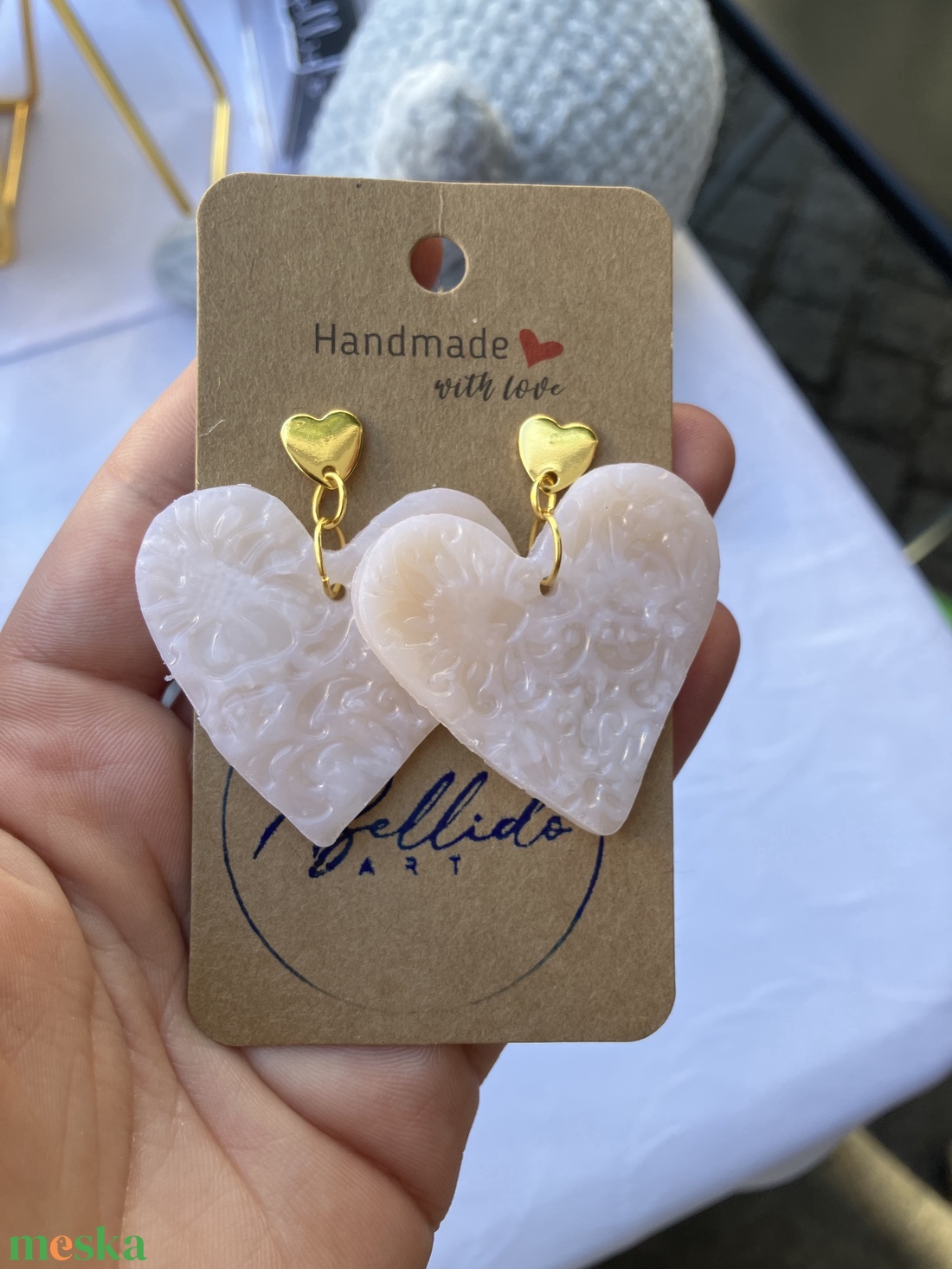 Polimer clay, süthető gyurma fülbevalo - ékszer - fülbevaló - lógó fülbevaló - Meska.hu Polimer clay, süthető gyurma fülbevalo - ékszer - fülbevaló - lógó fülbevaló - Meska.hu