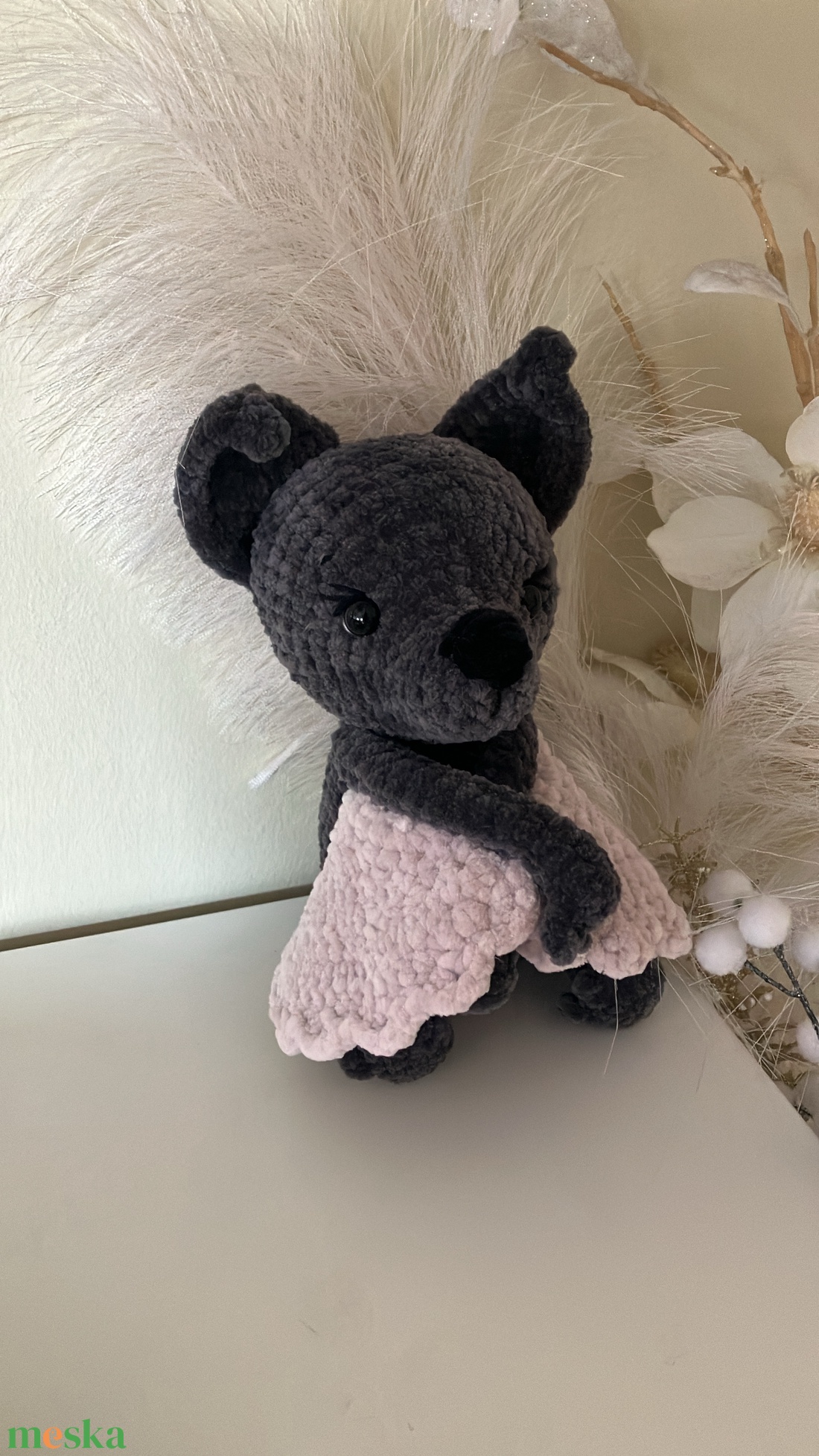 Zsenília amigurumi denevér  - játék & sport - plüssállat & játékfigura - más figura - Meska.hu