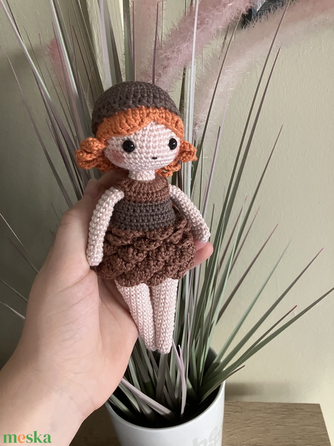 Horgolt ősz baba  -  - Meska.hu