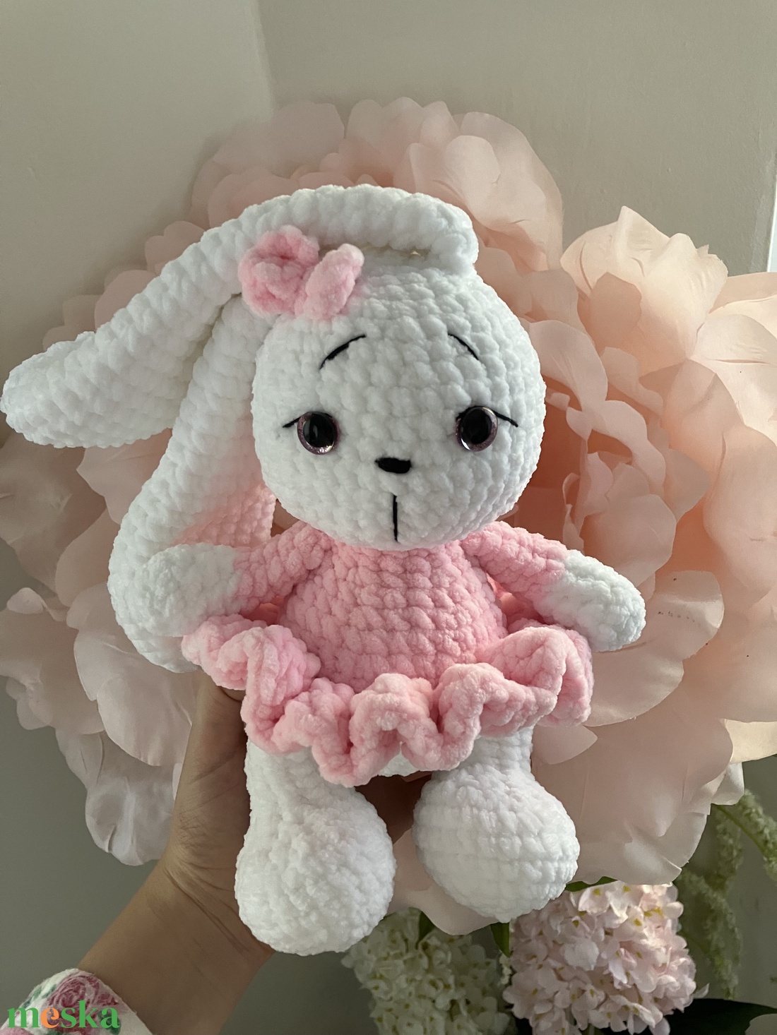 Zsenília horgolt nyuszi  - játék & sport - plüssállat & játékfigura - nyuszi - Meska.hu