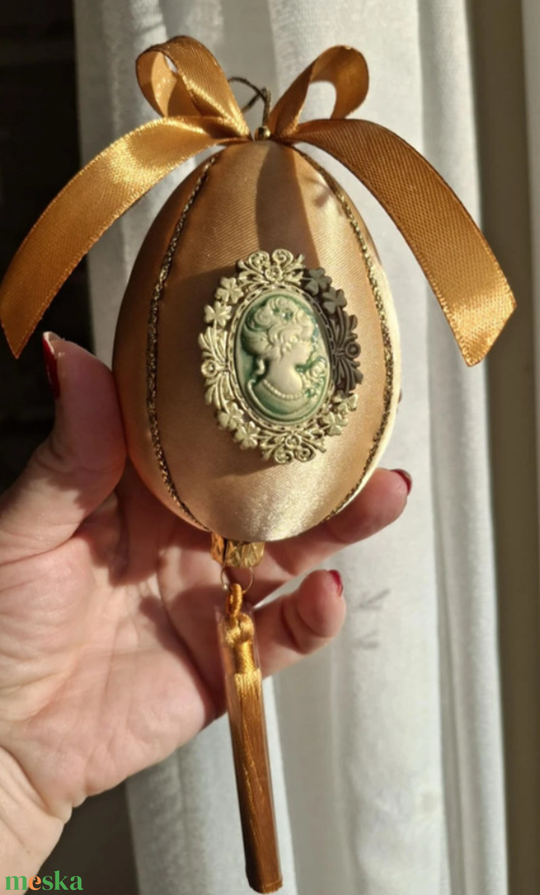 Húsvéti tojás dísz - otthon & életmód - dekoráció - fali és függő dekoráció - függődísz - Meska.hu