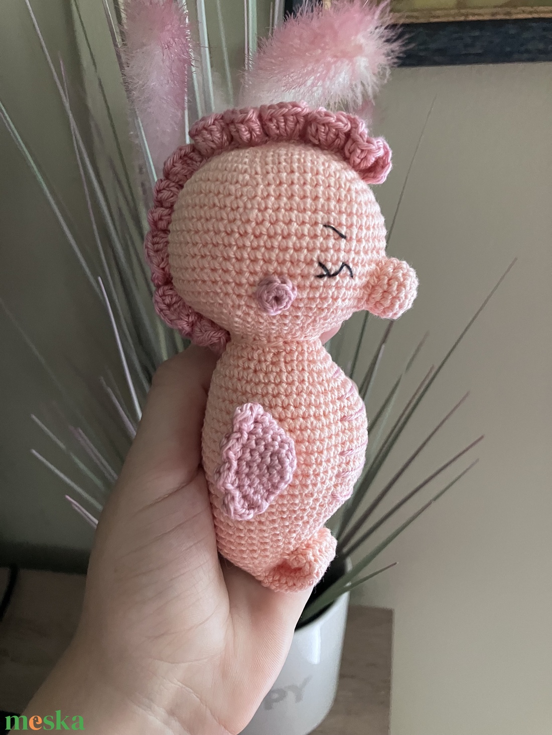 Horgolt, amigurumi csikóhal - játék & sport - plüssállat & játékfigura - más figura - Meska.hu