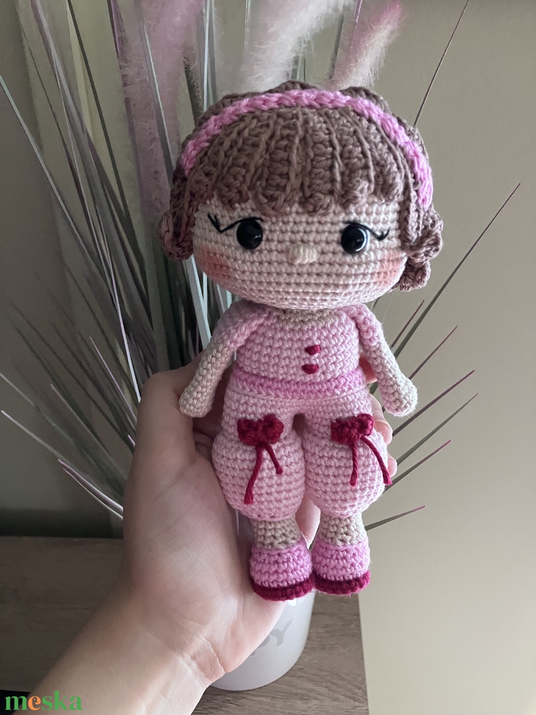 Jasmine- Horgolt, amigurumi lány   - játék & sport - plüssállat & játékfigura - más figura - Meska.hu