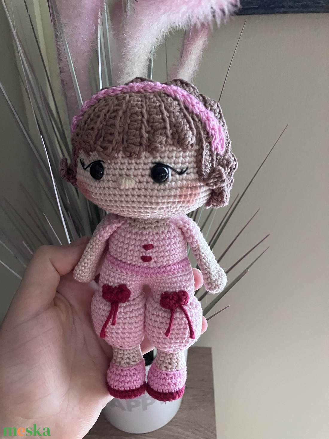 Jasmine- Horgolt, amigurumi lány   - játék & sport - plüssállat & játékfigura - más figura - Meska.hu