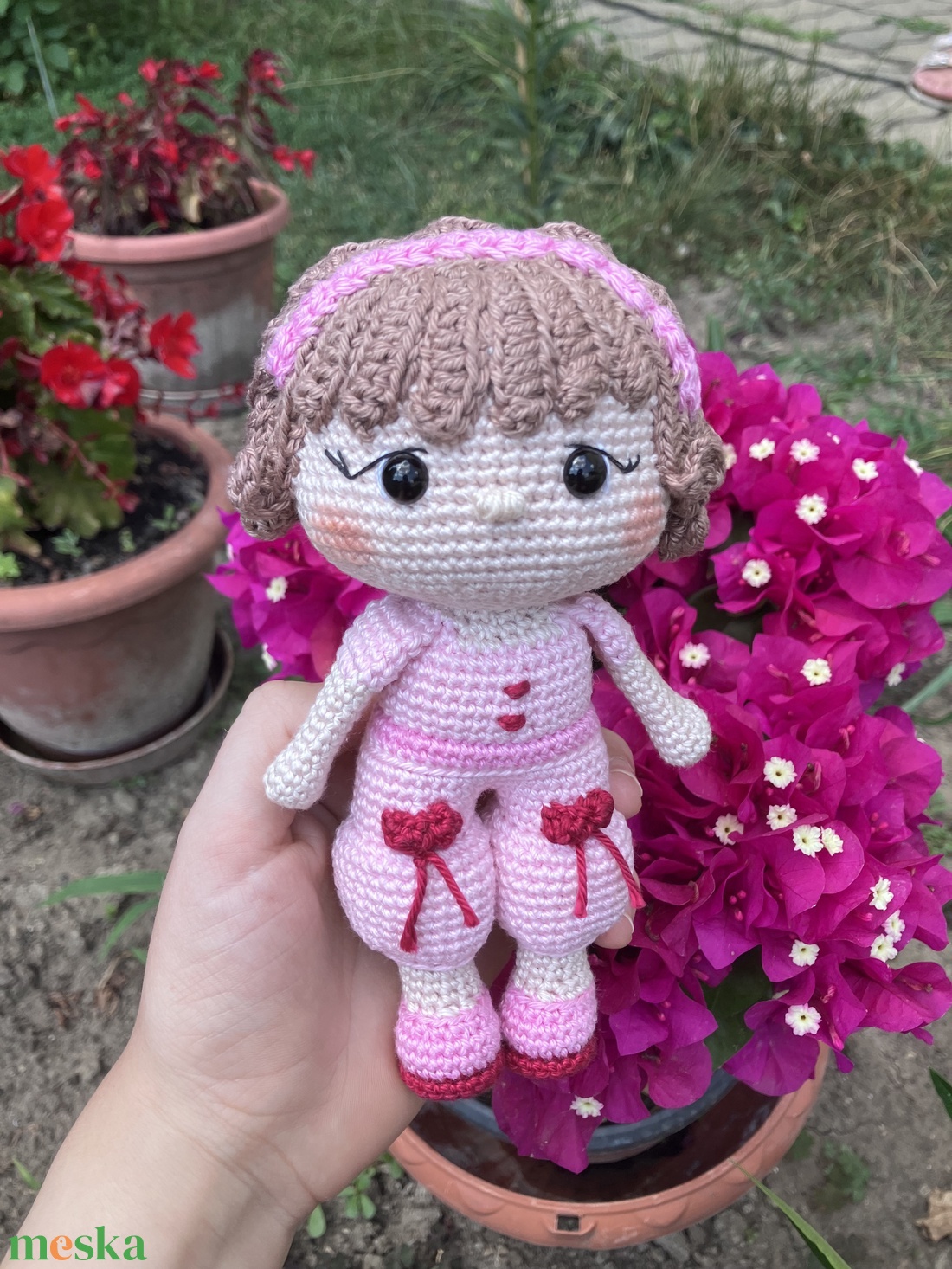 Jasmine- Horgolt, amigurumi lány   - játék & sport - plüssállat & játékfigura - más figura - Meska.hu