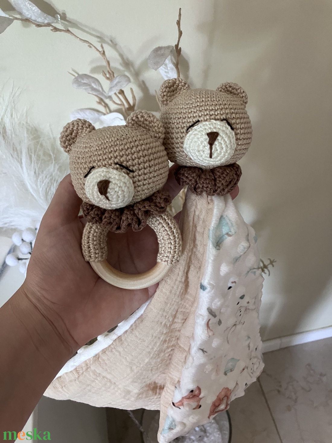 Macis Babaköszöntő szett - baba - mama - babalátogató ajándékcsomag - Meska.hu