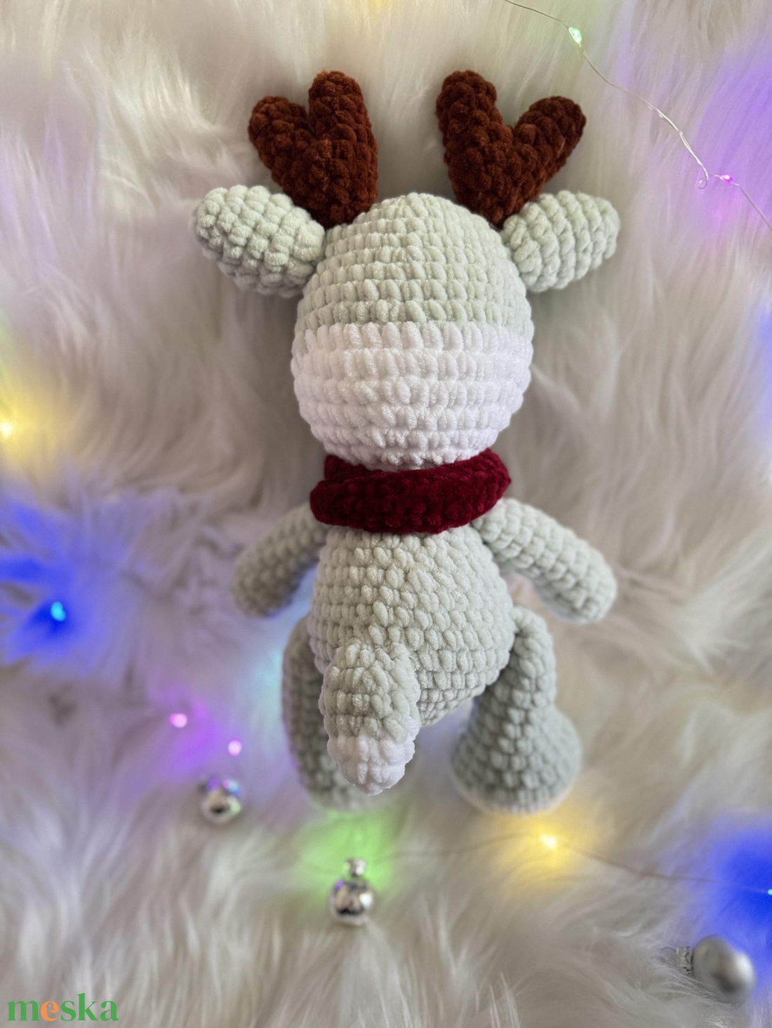 Horgolt szarvas - játék & sport - plüssállat & játékfigura - más figura - Meska.hu