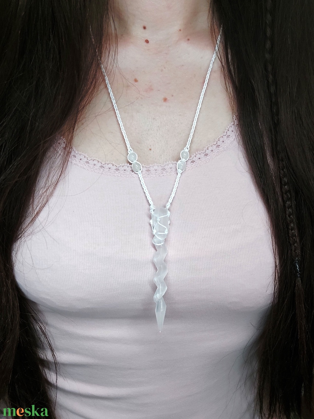 Szelenit varázspálca amulett - ékszer - nyaklánc - medálos nyaklánc - Meska.hu Szelenit varázspálca amulett - ékszer - nyaklánc - medálos nyaklánc - Meska.hu