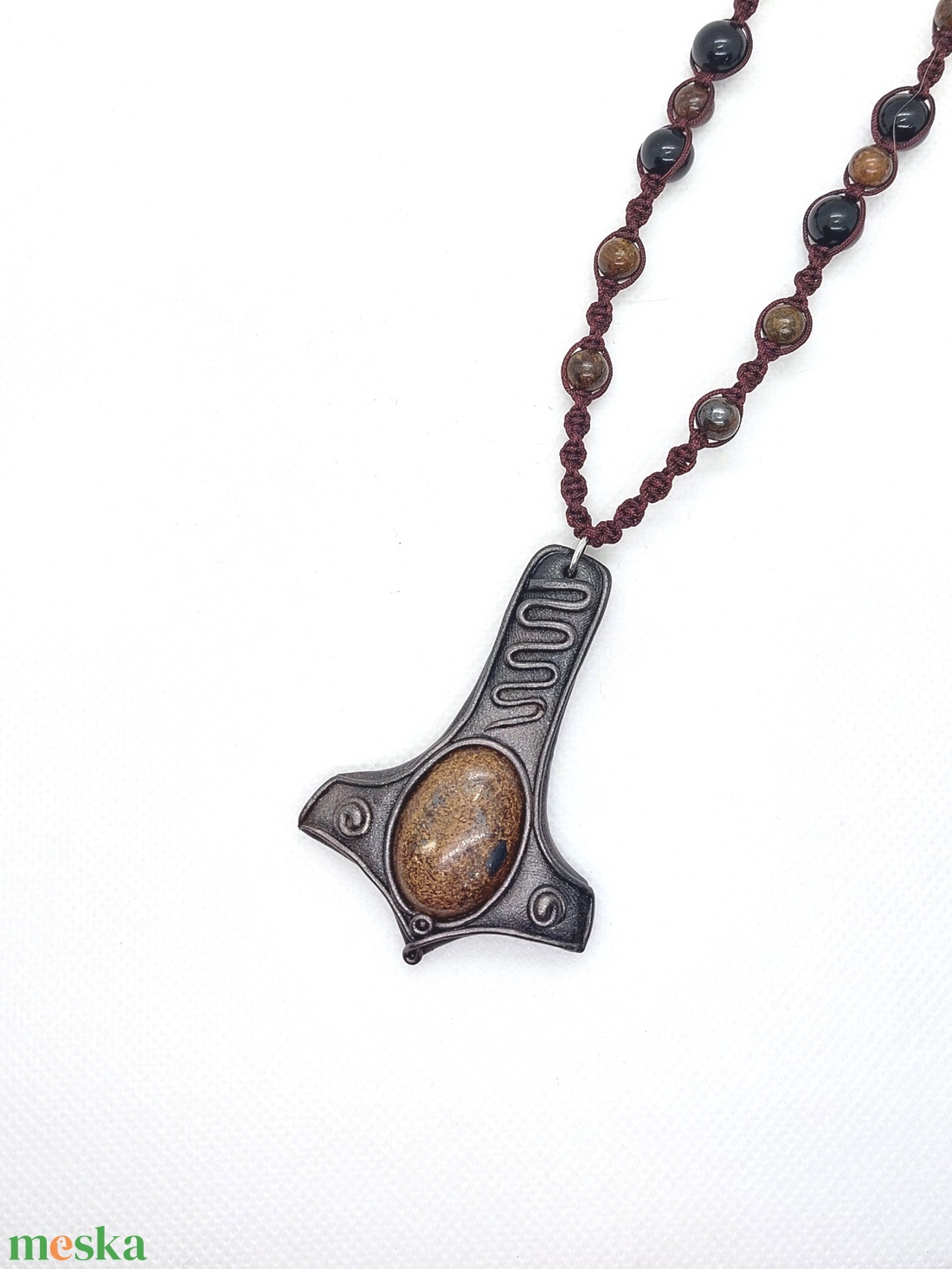 Mjölnir - Thor kalapácsa nyaklánc  - ékszer - nyaklánc - medálos nyaklánc - Meska.hu