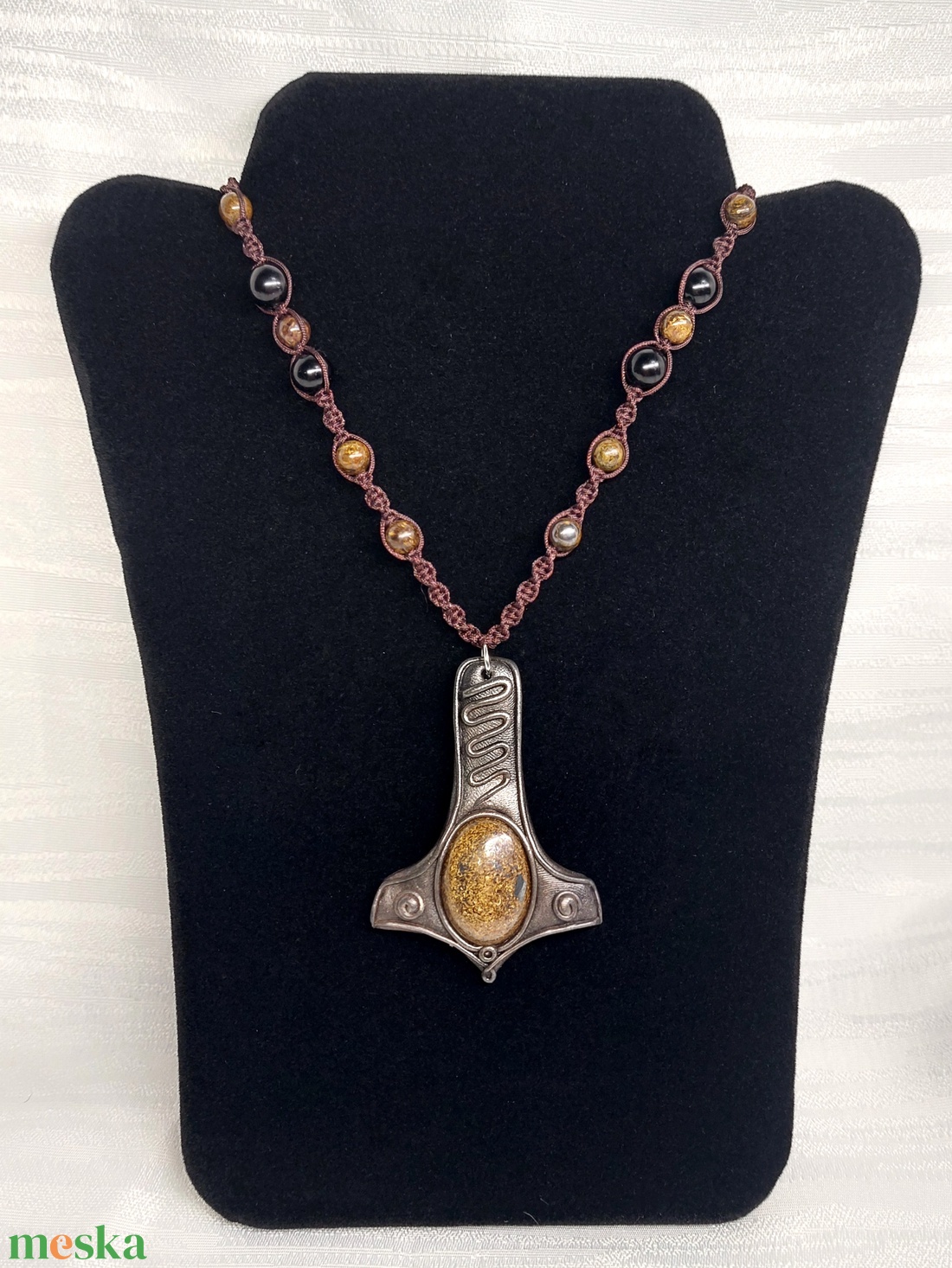 Mjölnir - Thor kalapácsa nyaklánc  - ékszer - nyaklánc - medálos nyaklánc - Meska.hu