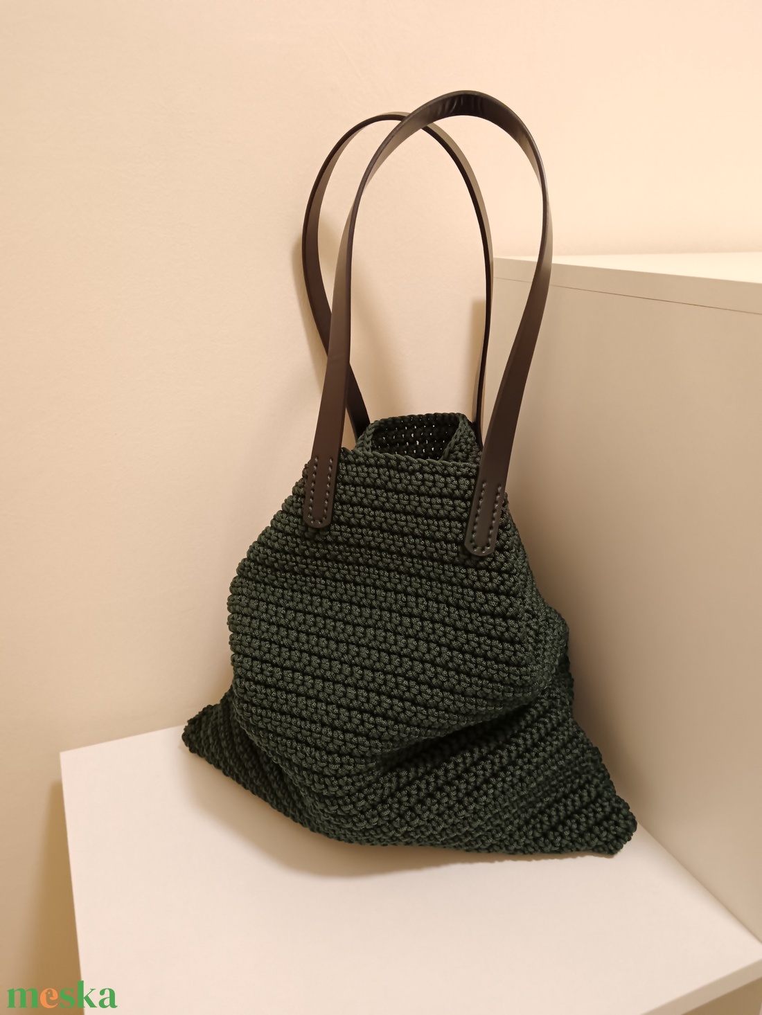 Trio Verde Long  kézzel horgolt, 3-féleképpen hordható táska - táska & tok - variálható táska - Meska.hu Trio Verde Long  kézzel horgolt, 3-féleképpen hordható táska - táska & tok - variálható táska - Meska.hu