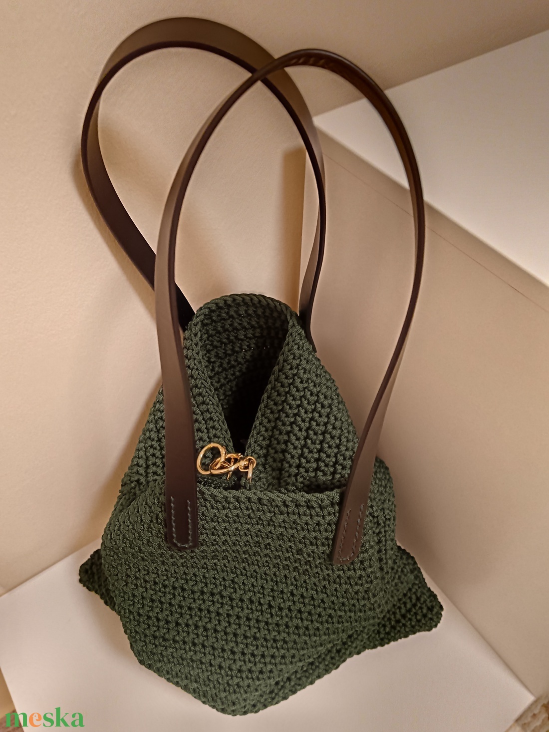 Trio Verde Long  kézzel horgolt, 3-féleképpen hordható táska - táska & tok - variálható táska - Meska.hu Trio Verde Long  kézzel horgolt, 3-féleképpen hordható táska - táska & tok - variálható táska - Meska.hu