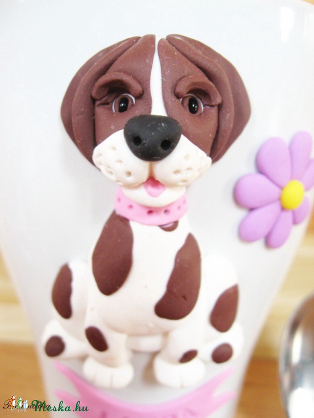 Kutyás bögre szett,túró rudi kiskanál- Roseee részére -  - Meska.hu